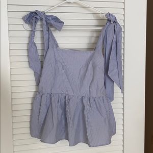 H&M tank with bow straps